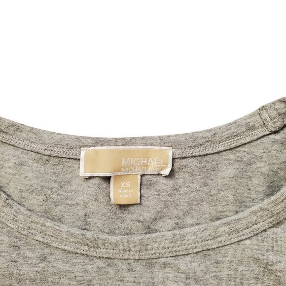 MICHAEL KORS LOGO DRAWSTRING LONG SLEEVE TOP SIZE XS - Picture 5 of 8